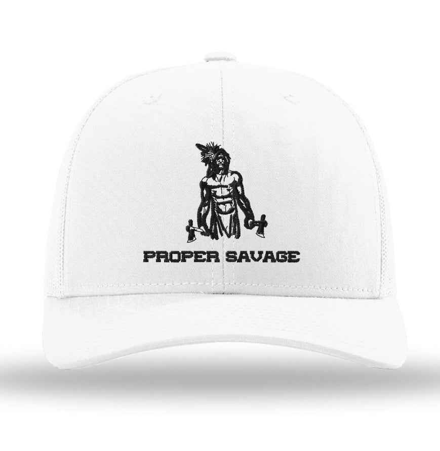 WARRIOR TRUCKER HAT - WHITE