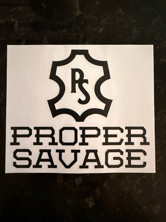 Proper Savage PS Brand Sticker