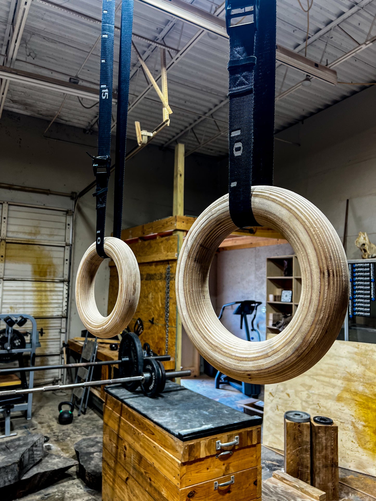 Fat Rings - 2.25" Thick Handled Gymnast Rings